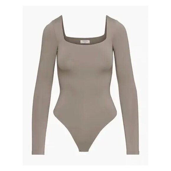 ARITZIA BABATON Contour Bodysuit Gray - Picture 1 of 7